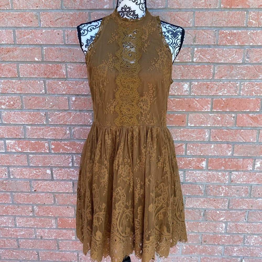 Free People Brown Dress